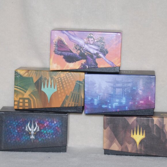 Lot of 5 MTG Storage Boxes Magic the Gathering EMPTY Boxes LNC - Picture 2 of 7